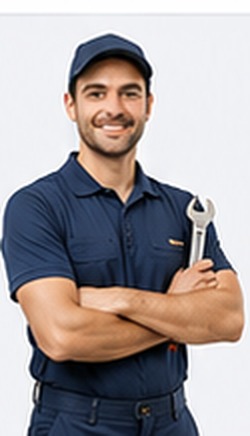 Professional plumbing technician ready for service in Gurgaon